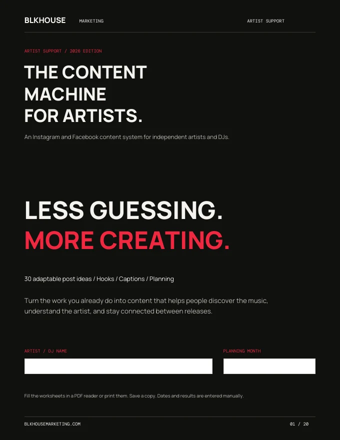 Cover of The Content Machine for Artists